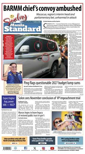 Cover of Manila Standard
