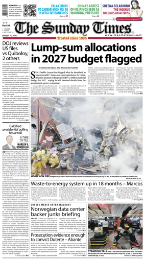 Cover of The Manila Times