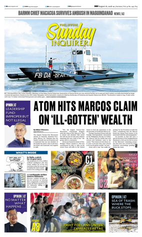 Cover of Philippine Daily Inquirer