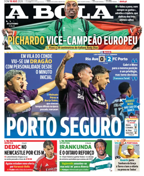 Cover of A BOLA (Portuguese)