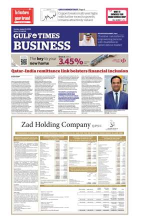Cover of Gulf Times Business