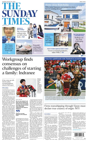 Cover of The Straits Times