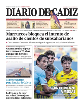 Cover of Diario de Cadiz