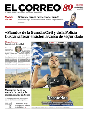 Cover of EL Correo (Alava)