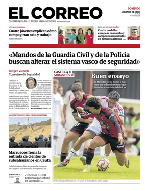 Cover of El Correo (Miranda de Ebro)