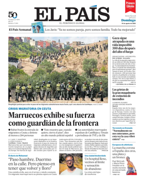 Cover of EL PAIS primera edicion