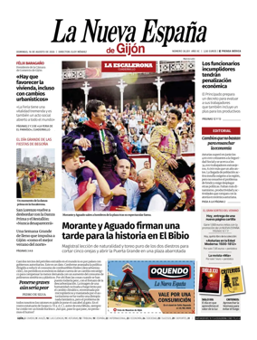 Cover of La Nueva Espana (Gijon)
