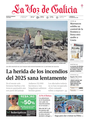 Cover of La Voz de Galicia (Barbanza)