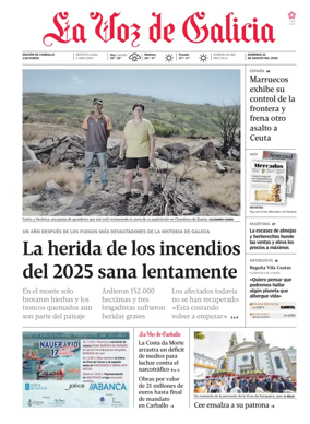 Cover of La Voz de Galicia (Carballo)