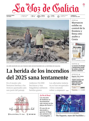 Cover of La Voz de Galicia (Ferrol)
