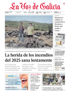 Cover of La Voz de Galicia (Viveiro)