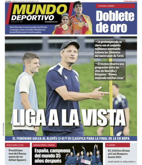 Cover of Mundo Deportivo (Bizkaia-Araba)