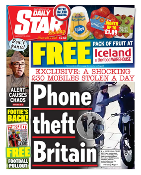 Cover of Daily Star Sunday
