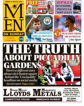 Cover of Manchester Evening News