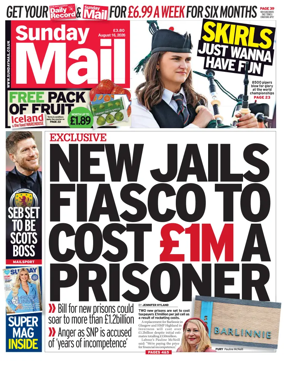 Cover of Sunday Mail (UK)