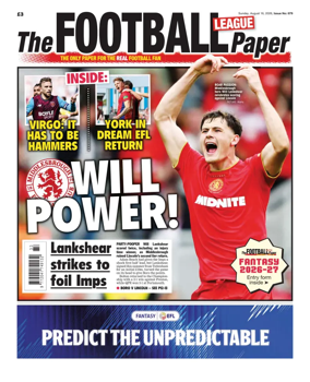 Cover of The Football League Paper