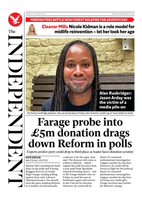 Cover of The Independent