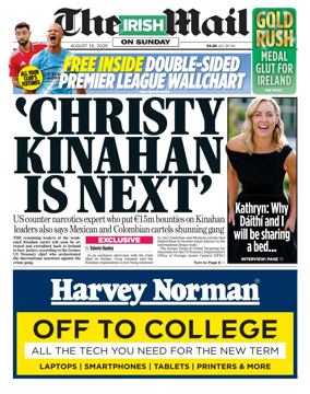 Cover of The Irish Mail on Sunday
