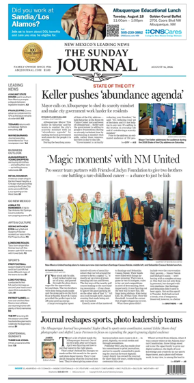 Cover of Albuquerque Journal