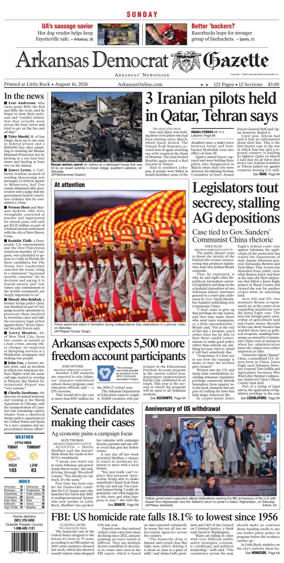 Cover of Arkansas Democrat-Gazette