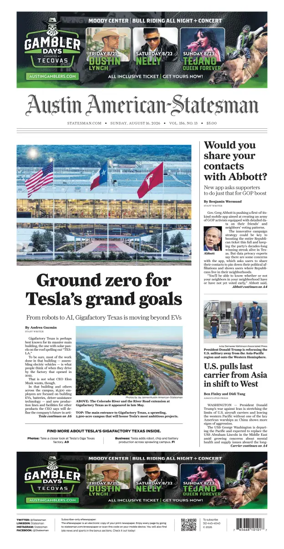 Cover of Austin American-Statesman