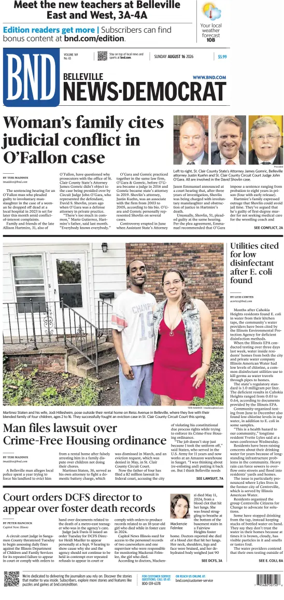 Cover of Belleville News-Democrat (Sunday)