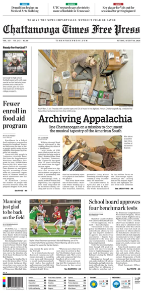 Cover of Chattanooga Times Free Press