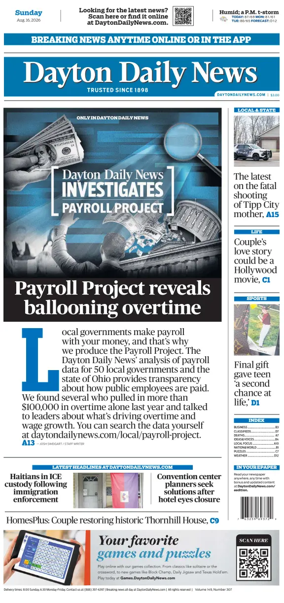Cover of Dayton Daily News
