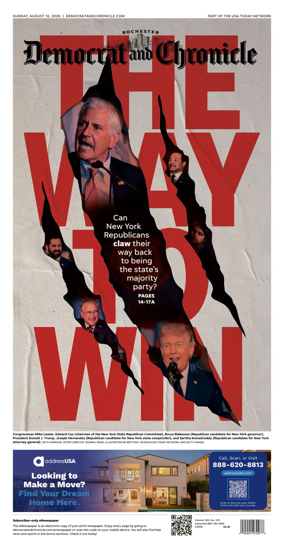 Cover of Democrat and Chronicle