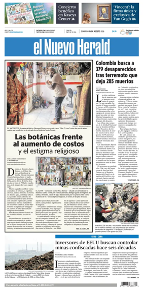 Cover of El Nuevo Herald (Sunday)