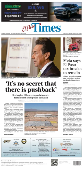 Cover of El Paso Times