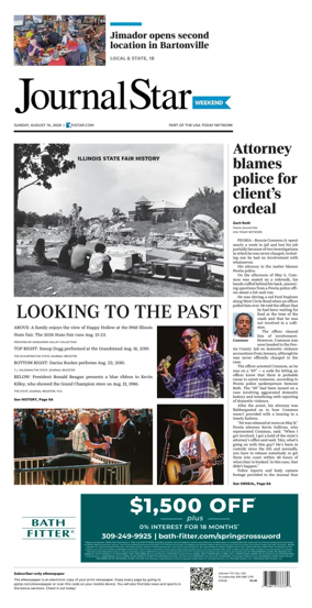 Cover of Journal Star (Peoria)