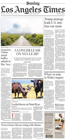 Cover of Los Angeles Times (Sunday)