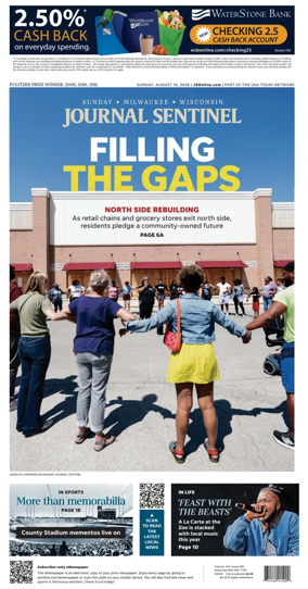 Cover of Milwaukee Journal Sentinel