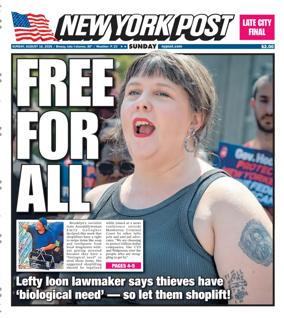 Cover of New York Post