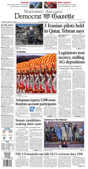Cover of Northwest Arkansas Democrat-Gazette