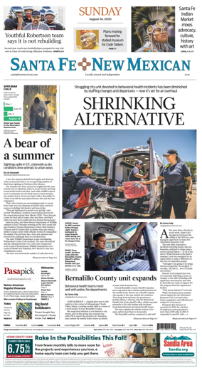 Cover of Santa Fe New Mexican