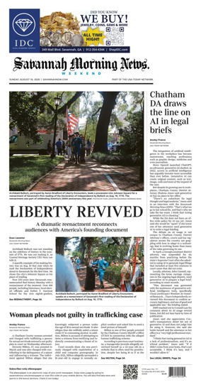 Cover of Savannah Morning News
