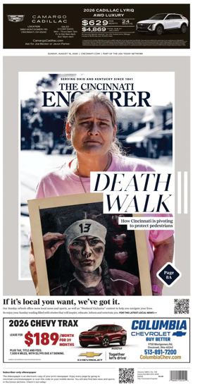 Cover of The Cincinnati Enquirer