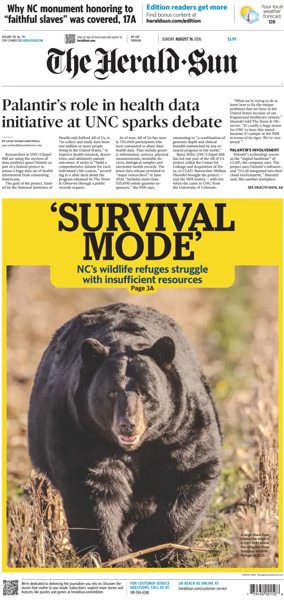 Cover of The Herald Sun (Sunday)