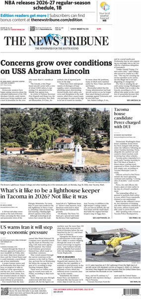 Cover of The News Tribune