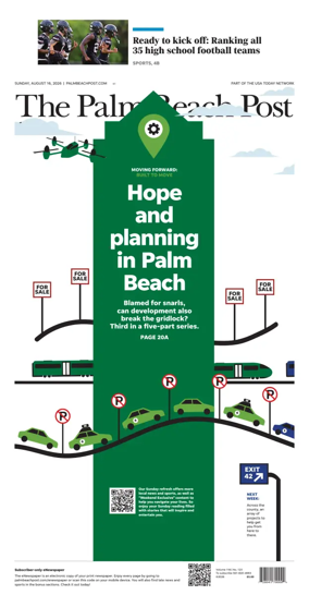 Cover of The Palm Beach Post