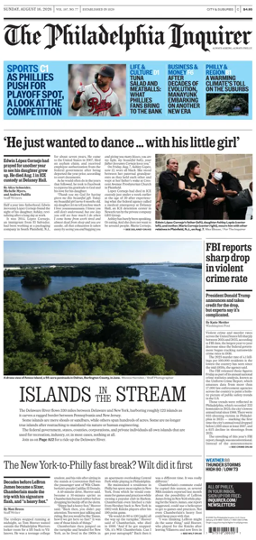 Cover of The Philadelphia Inquirer (South Jersey edition)