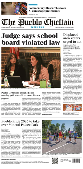 Cover of The Pueblo Chieftain