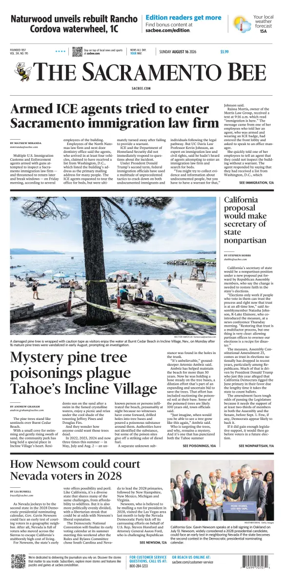Cover of The Sacramento Bee (Sunday)