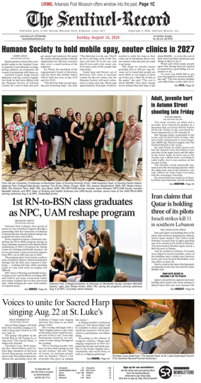 Cover of The Sentinel-Record