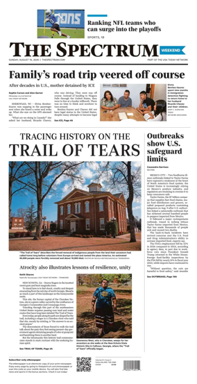 Cover of The Spectrum & Daily News