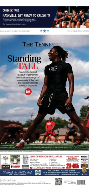 Cover of The Tennessean