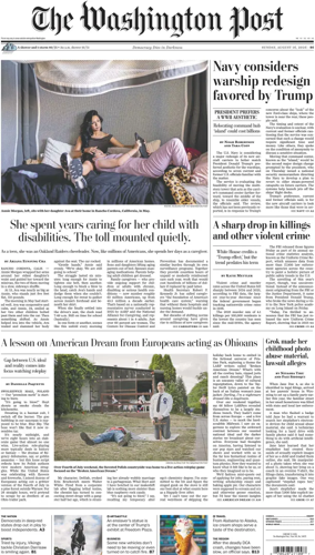 Cover of The Washington Post Sunday