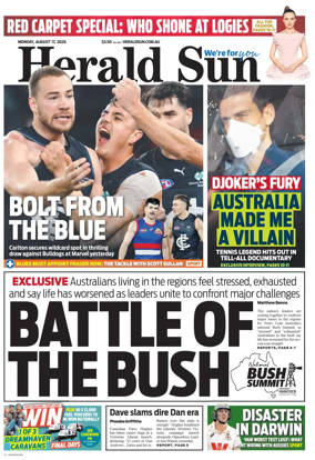 Cover of Herald Sun